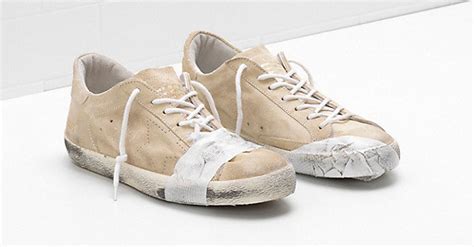 dirty golden goose shoes.